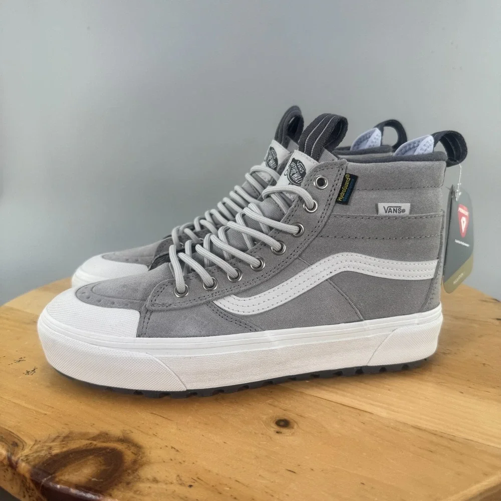 VANS MTE Sk8-Hi Womens Size 9 Waterproof Grey Boots Shoes Sneakers Outdoor NEW